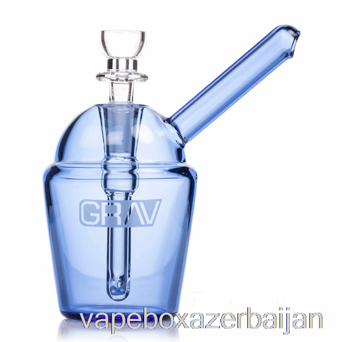 Vape Baku GRAV Slush Cup Pocket Bubbler Light Cobalt